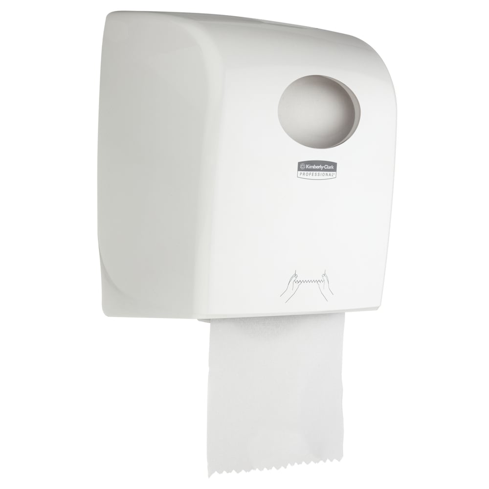 Kimberly-Clark Professional® Aquarius® Rolled Hand Towel Dispenser (7375), White Paper Towel Dispenser, 1 Dispenser / Case - S055225974