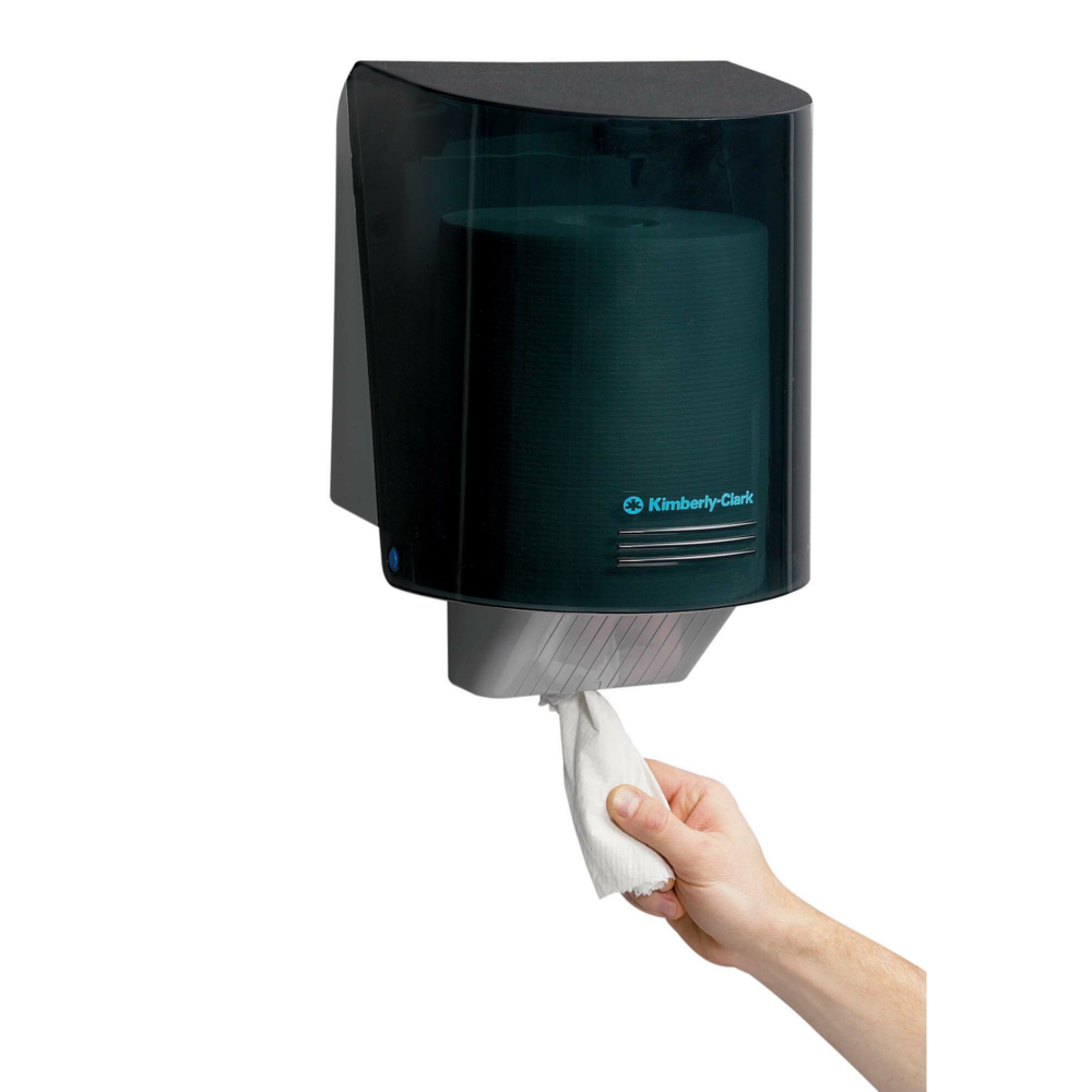 Kimberly-Clark Professional™ Dispensador de paños en rollo central 7087, gris - 7087