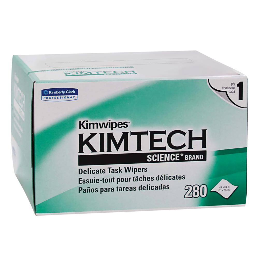 Kimtech Science® Kimwipes™ (34155) White 1-Ply, 60 Boxes / Case, 280 Sheets / Box (16,800 Sheets)