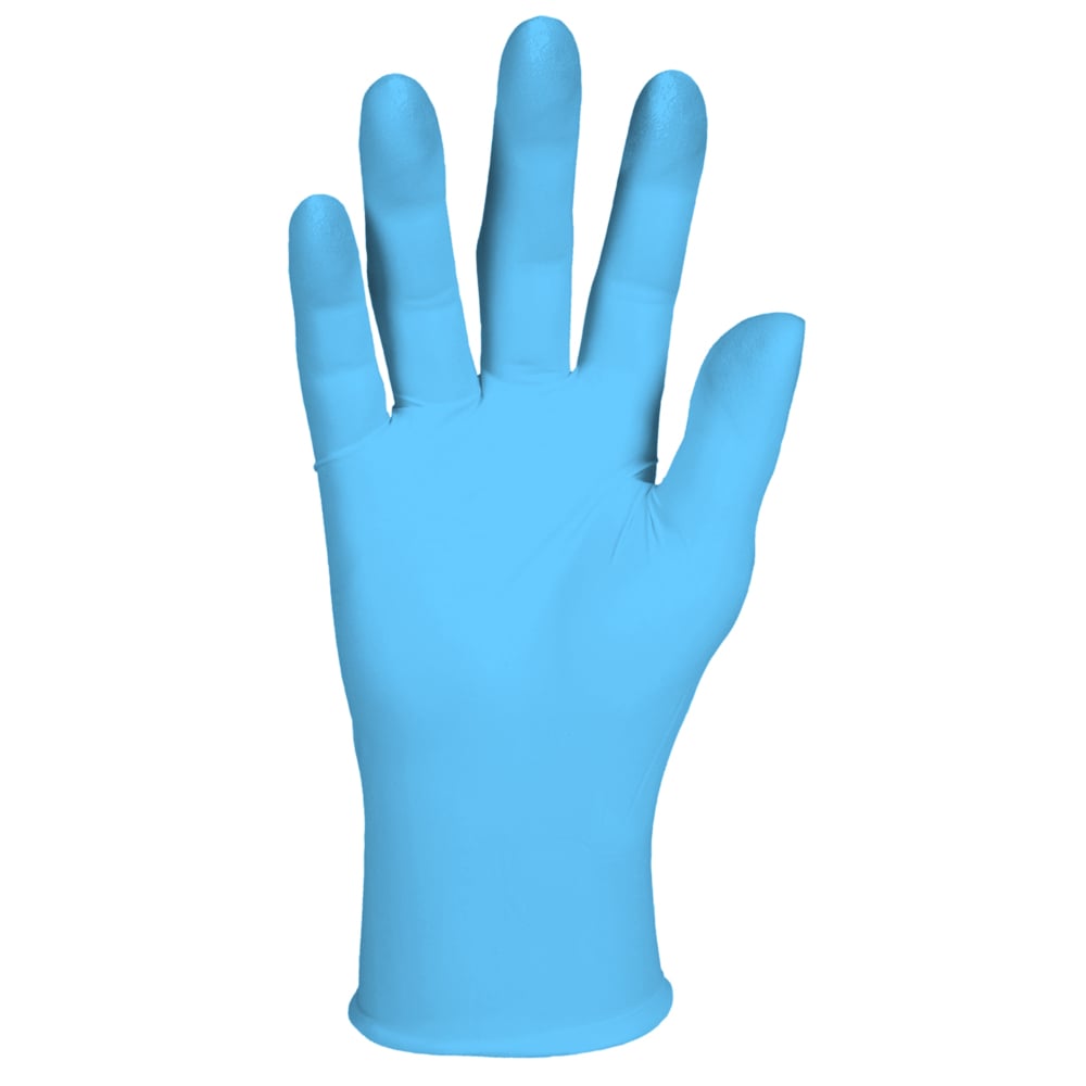 KleenGuard® G10 Comfort Plus™ Blue Nitrile Gloves 54187 - Disposable Gloves - 10 Boxes x 100 Blue, M, PPE Gloves (1,000 Total) - 54187