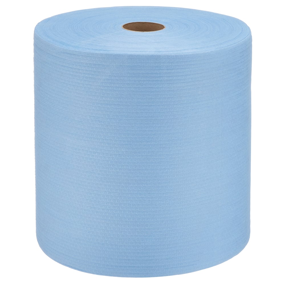 WypAll® X80 Cloths 8347 - 1 large roll x 475 blue, 1 ply cloths - 8347