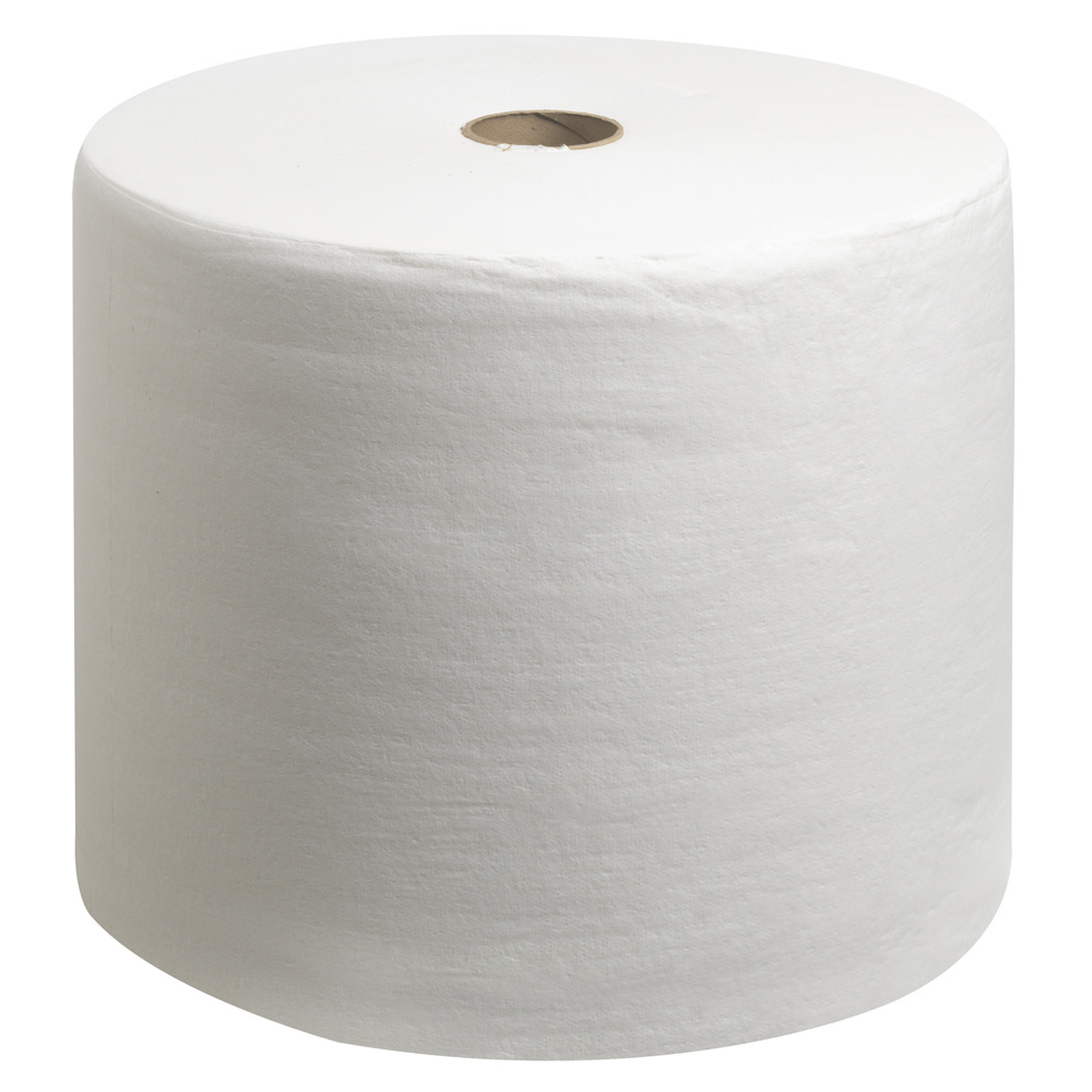 WypAll® L40 Power Clean™ Large Roll Wipers 7452 - Industrial Wipers - 1 Wiper Roll x 750 White Cleaning Wipes - 7452