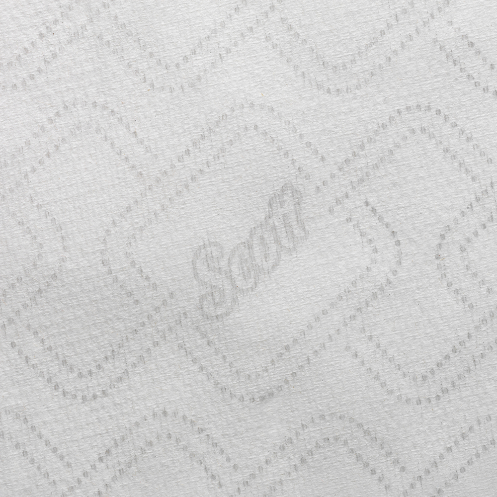 Scott® Extra Strong Papierhandtücher 6686 – Handtuchpapier - 304 m langes, weißes, 1-lagiges Tuch pro Rolle (Ein Karton enthält 6 Rollen) - 6686