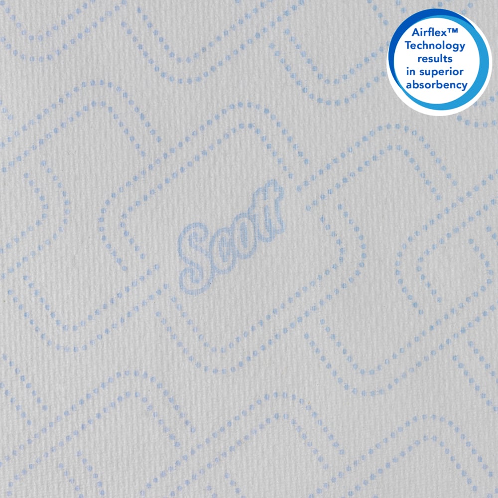 Essuie-mains roulés Scott® Control™ 6622 – Essuie-mains jetables – 6 rouleaux d'essuie-mains en papier x 300 m d'essuie-mains en papier blanc (1 800 m au total) - 6622