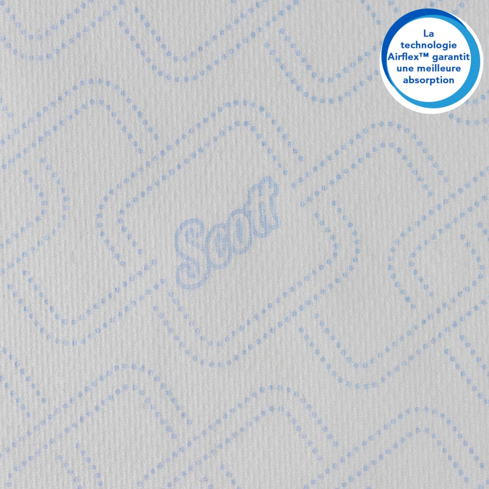 Essuie-mains roulés Scott® Control™ 6622 – Essuie-mains jetables – 6 rouleaux d'essuie-mains en papier x 300 m d'essuie-mains en papier blanc (1 800 m au total) - 6622