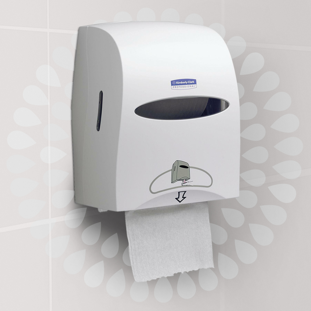 Kleenex® Ultra™ Papierhandtuchrolle 6238 – 2-lagige Papierhandtücher – 6 Rollen x 180 m weiße Handtücher (insg. 1.080 m) - 6238