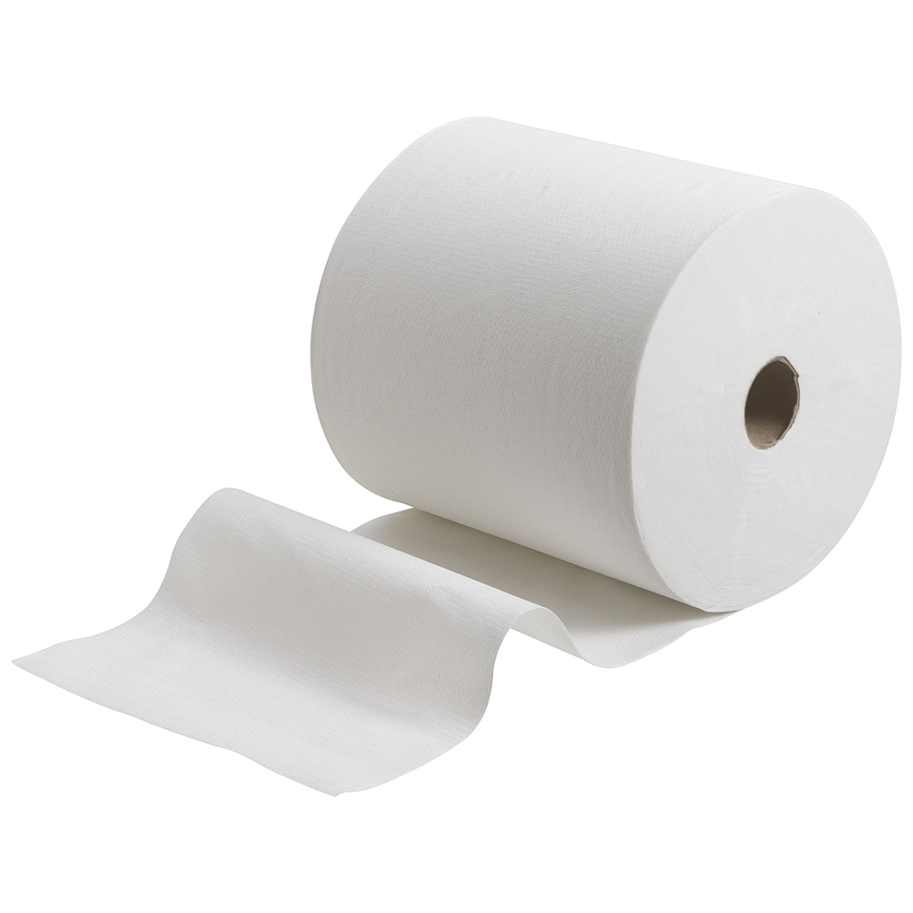 Kleenex® Ultra™ Papierhandtuchrolle 6238 – 2-lagige Papierhandtücher – 6 Rollen x 180 m weiße Handtücher (insg. 1.080 m) - 6238