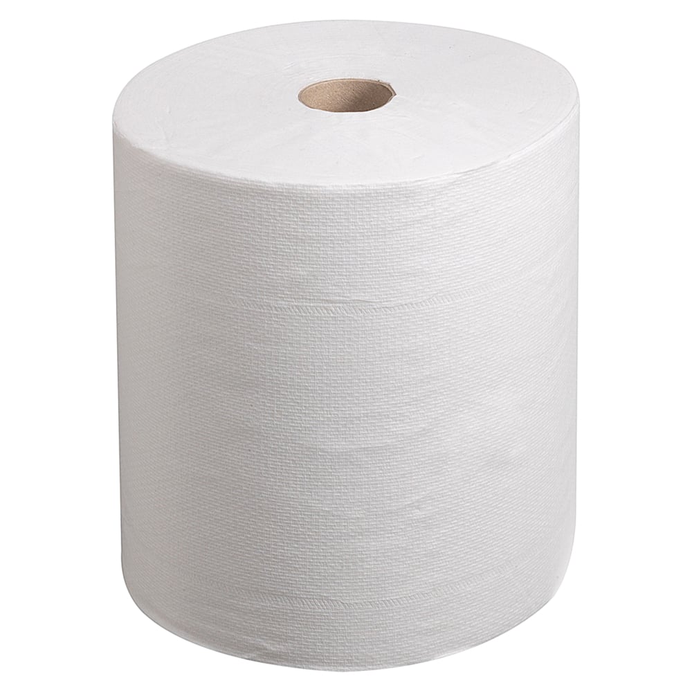 Rotolo di asciugamani di carta Kleenex® Ultra™ 6238 - Asciugamani di carta a 2 veli - 6 rotoli x 180 m di asciugamani, colore bianco (totale 1.080 m) - 6238