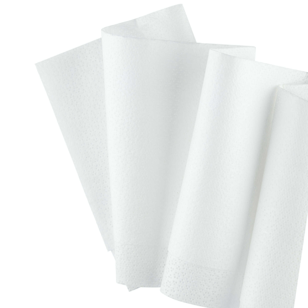 Kimtech® Wettask™ DS Wipes For Solvents 7757 - Industrial Wipers - 6 Rolls x 140 White Cleaning Wipes (840 Total) - 7757