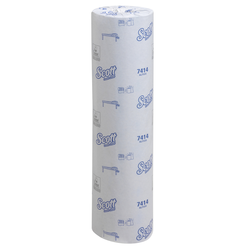 Scott® Extra Couch Cover (51W) 7414 - 6 rolls x 200 blue, 2 ply sheets - 7414