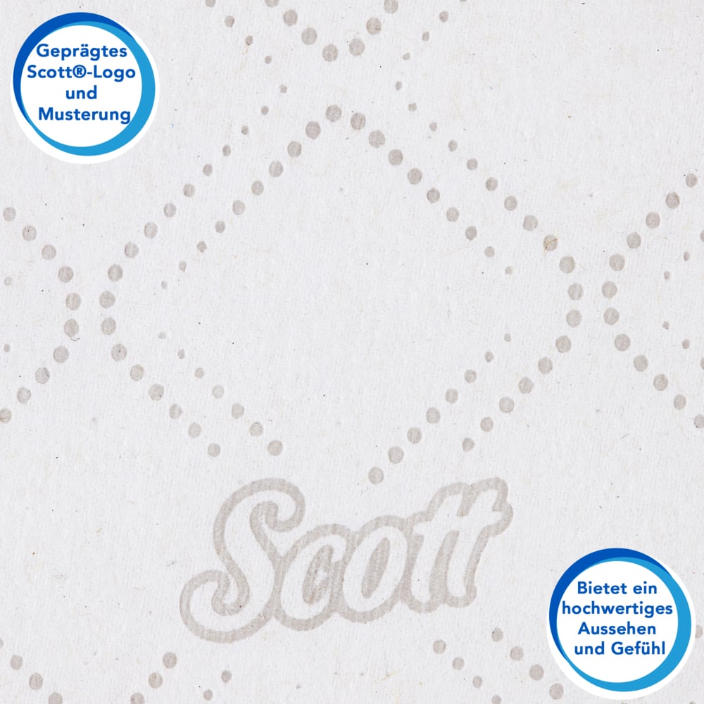 Scott® Essential™ Jumbo toilet rol 8511 – grote rol wc papier- 6 rollen x 380 m 2-laags toiletpapier (2280 m in totaal) - 8511