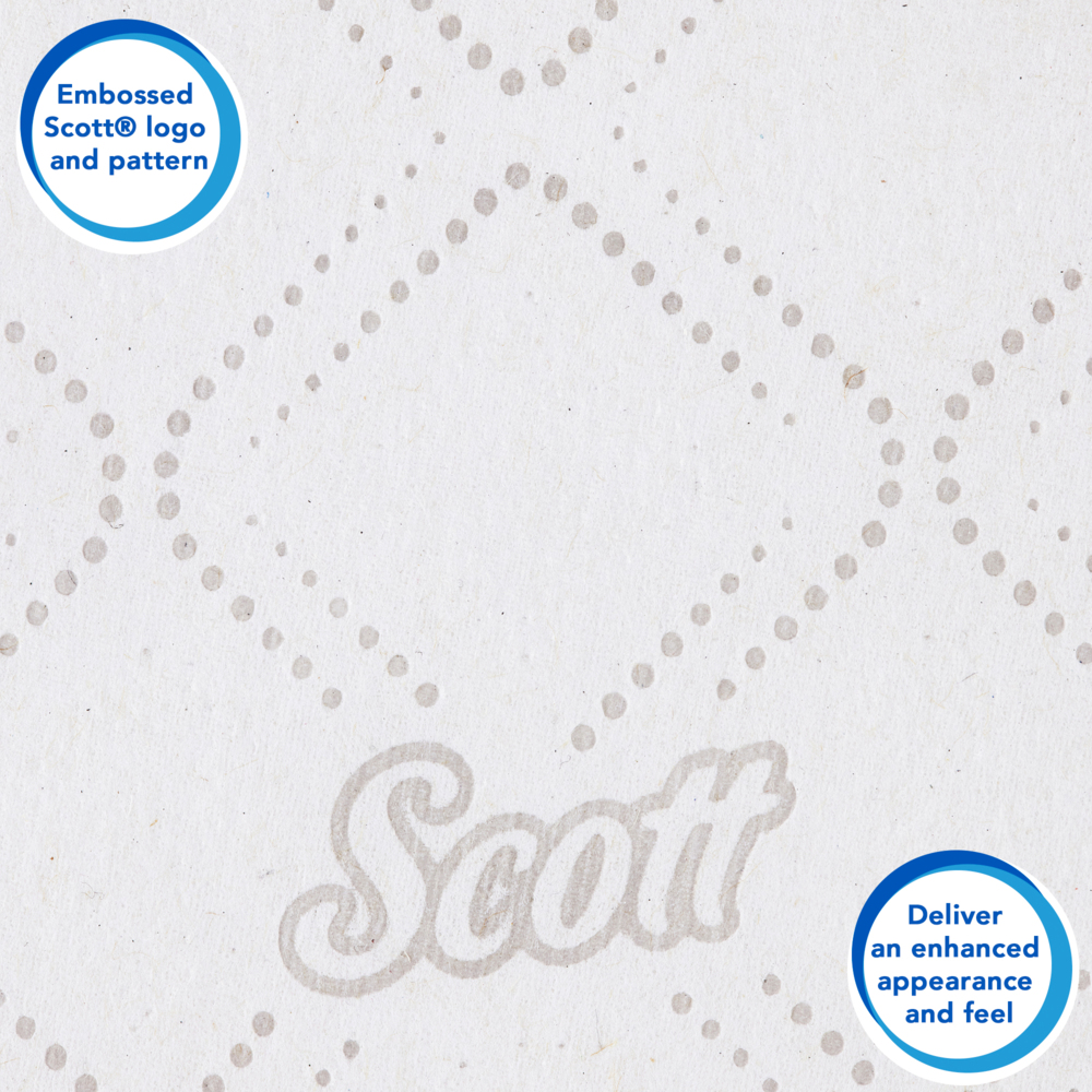 Scott® Essential™ Jumbo toilet rol 8511 – grote rol wc papier- 6 rollen x 380 m 2-laags toiletpapier (2280 m in totaal) - 8511