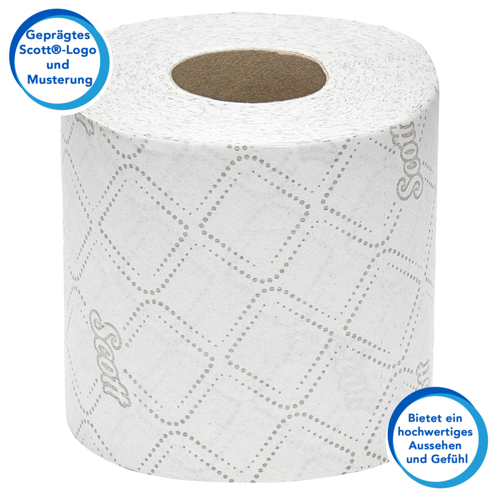 Scott® Essential™ Standaardrol Toiletpapier 8519 - 64 rollen x 350 witte, 2-laags vellen (22.400 vellen) - 8519