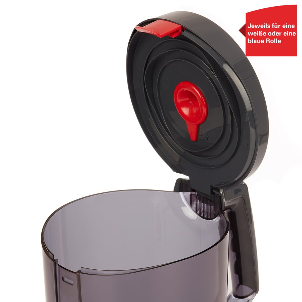 Dispensador de dispensación central portátil WypAll® Reach™ 6221 - Dispensador de rollo blanco o azul - 1 dispensador de paños - 6221