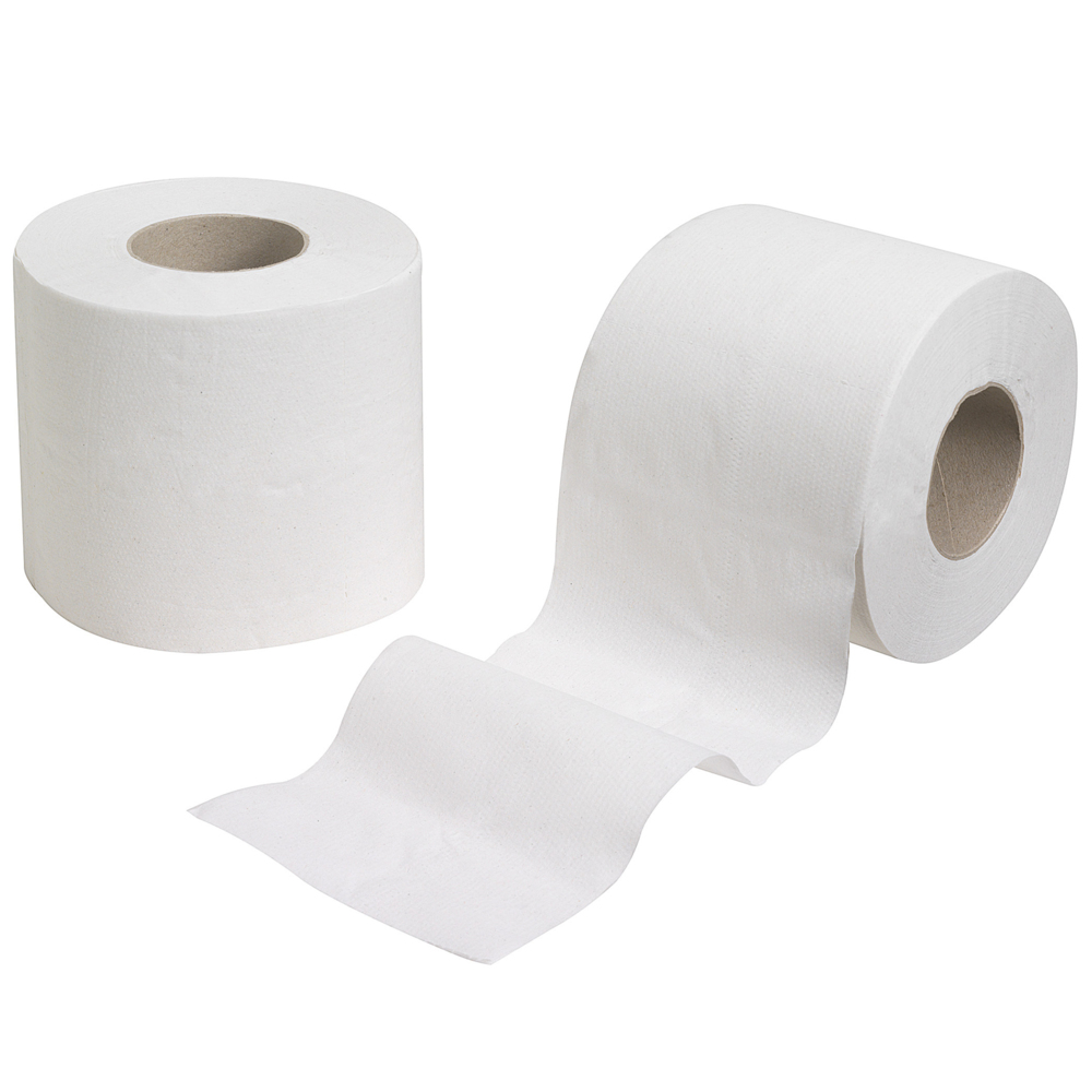 Rouleaux de papier toilette Hostess™ 320 - 8653, blanc, 2 plis, 36 x 320 (11 520 feuilles) - 8653