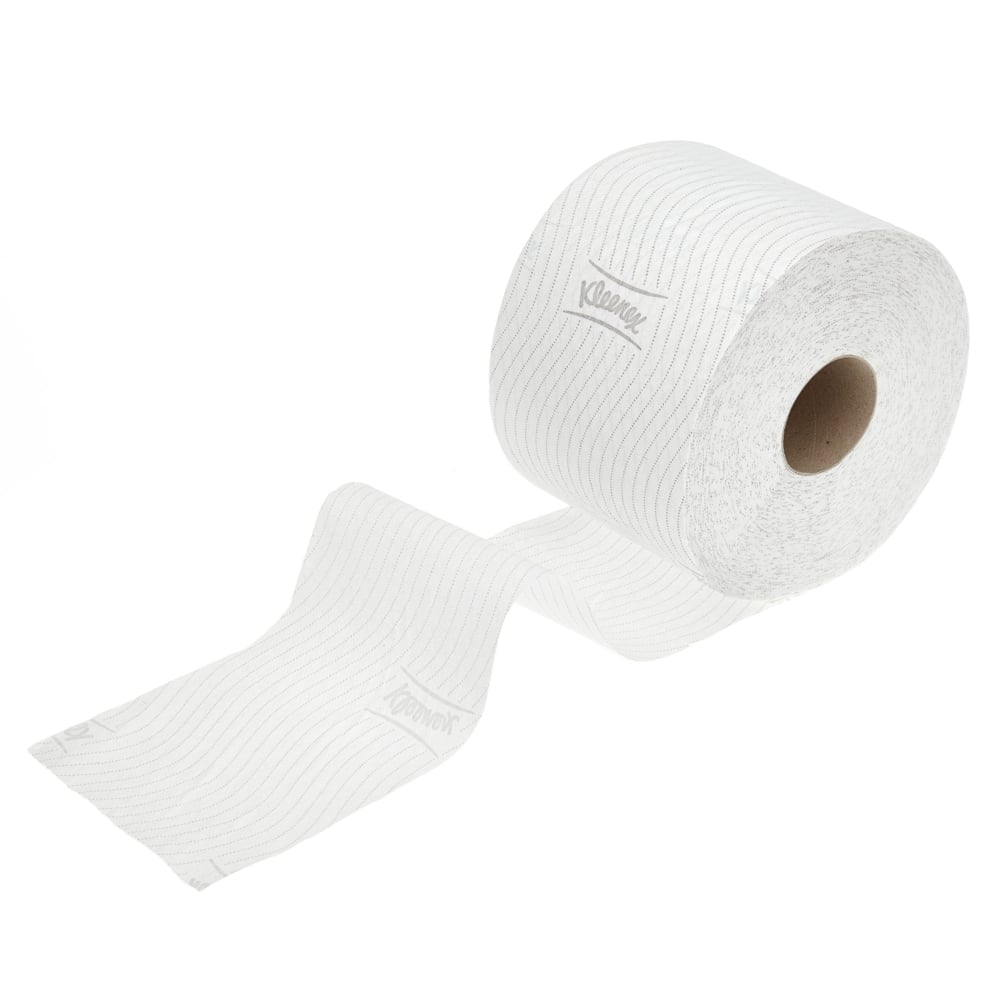 Papier toilette en rouleau standard Kleenex® 8441, 36 rouleaux de 600 feuilles blanches, 2 épaisseurs (21 600 feuilles au total) - 8441