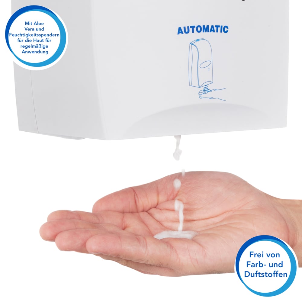Mousse hydroalcoolique pour les mains Scott® Control™ 6393 - 4 recharges de 1,2 litre de désinfectant pour les mains transparent (4,8 litres au total) - 6393