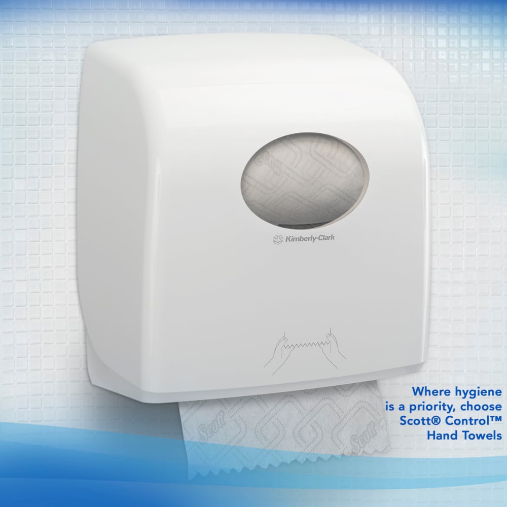 Papel secamanos en rollo ultrarresistente Scott® Control™ 6626 - Papel secamanos - 6 rollos de papel secamanos x 300 m (1800 m en total) - 6626