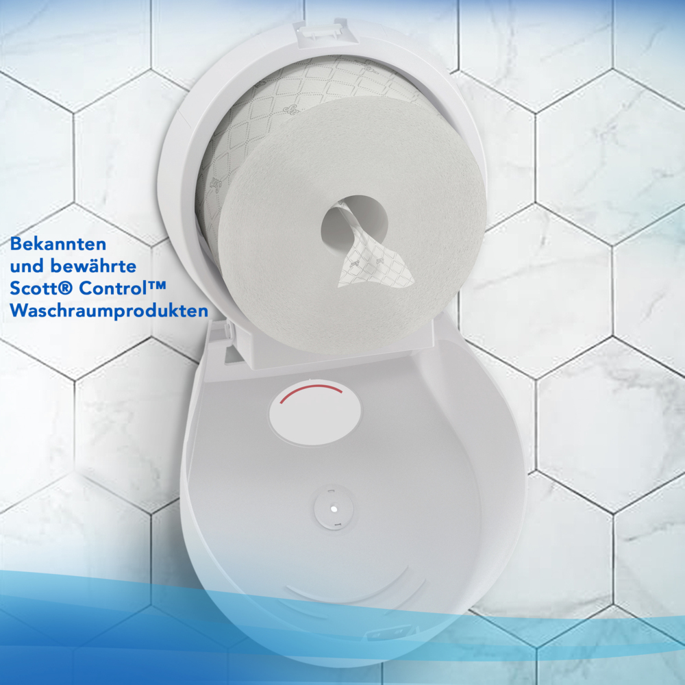 Higiénico Scott® Control™ con dispensación central 8569 - Higiénico de 2 capas - 6 rollos x 1280 hojas de higiénico (7680 hojas) - 8569