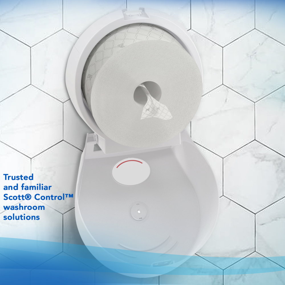 Higiénico Scott® Control™ con dispensación central 8569 - Higiénico de 2 capas - 6 rollos x 1280 hojas de higiénico (7680 hojas) - 8569