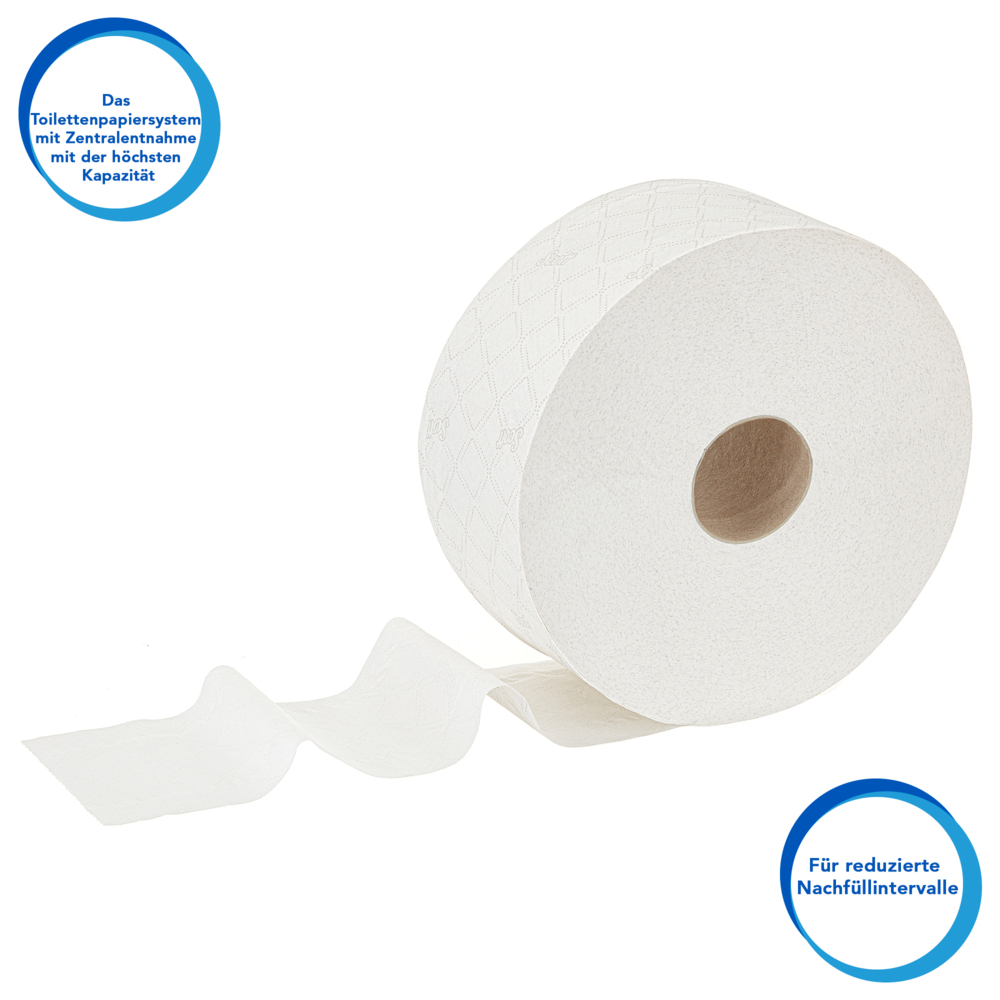 Higiénico Scott® Control™ con dispensación central 8569 - Higiénico de 2 capas - 6 rollos x 1280 hojas de higiénico (7680 hojas) - 8569