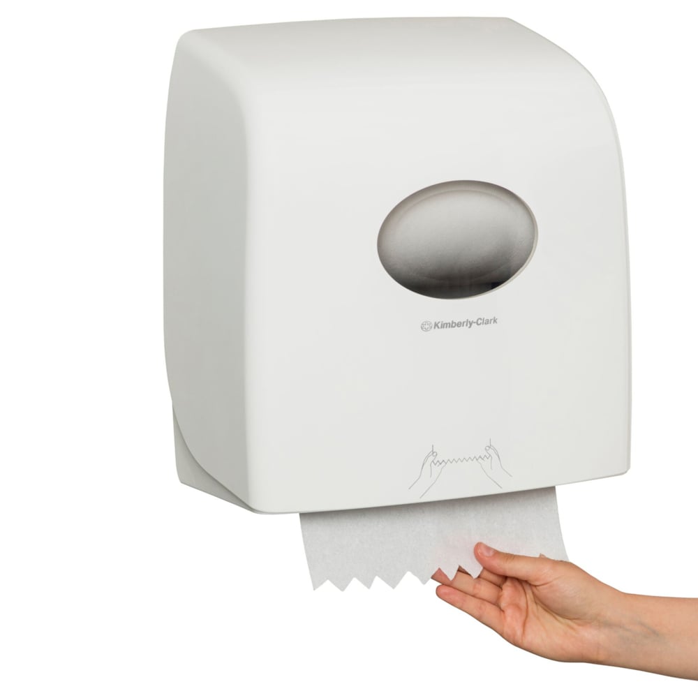 Kimberly-Clark Professional® Aquarius® Slimroll™ Hand Towel Dispenser (69530), White, 1 Dispenser / Case - S050450728