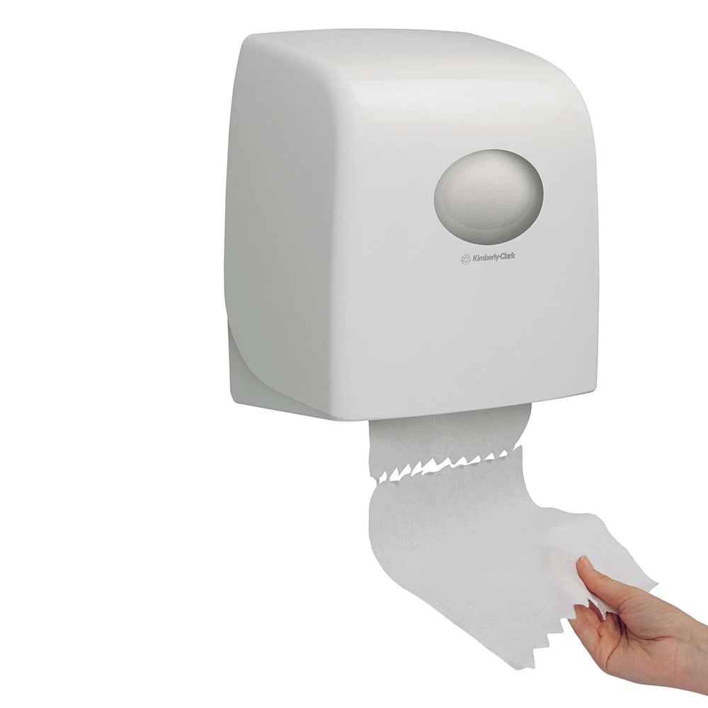 Kimberly-Clark Professional® Aquarius® Slimroll™ Hand Towel Dispenser (69530), White, 1 Dispenser / Case - S050450728