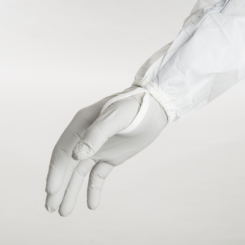 Kimtech® A5 Sterile Cleanroom Coveralls (88802), White, Large, 25 Packs / Case, 1 Coverall / Pack (25 Coveralls) - 991088802