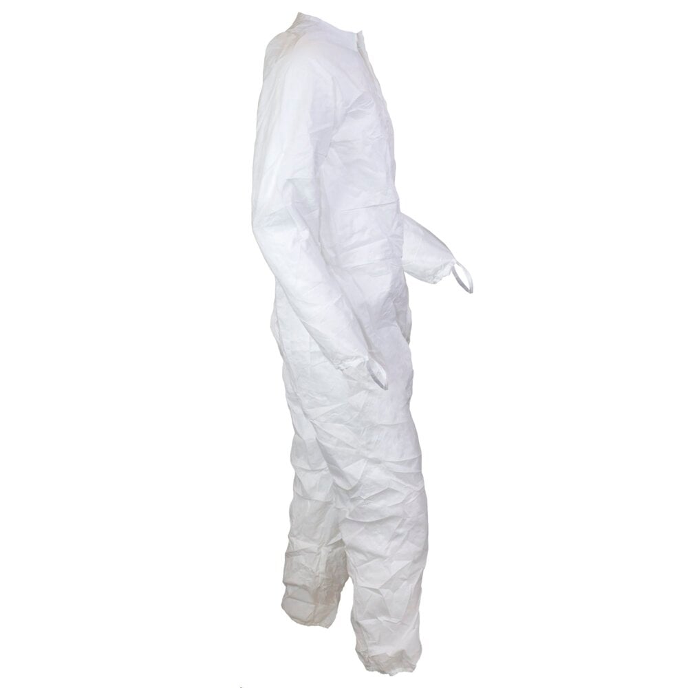Kimtech® A5 Sterile Cleanroom Coveralls (88802), White, Large, 25 Packs / Case, 1 Coverall / Pack (25 Coveralls) - 991088802