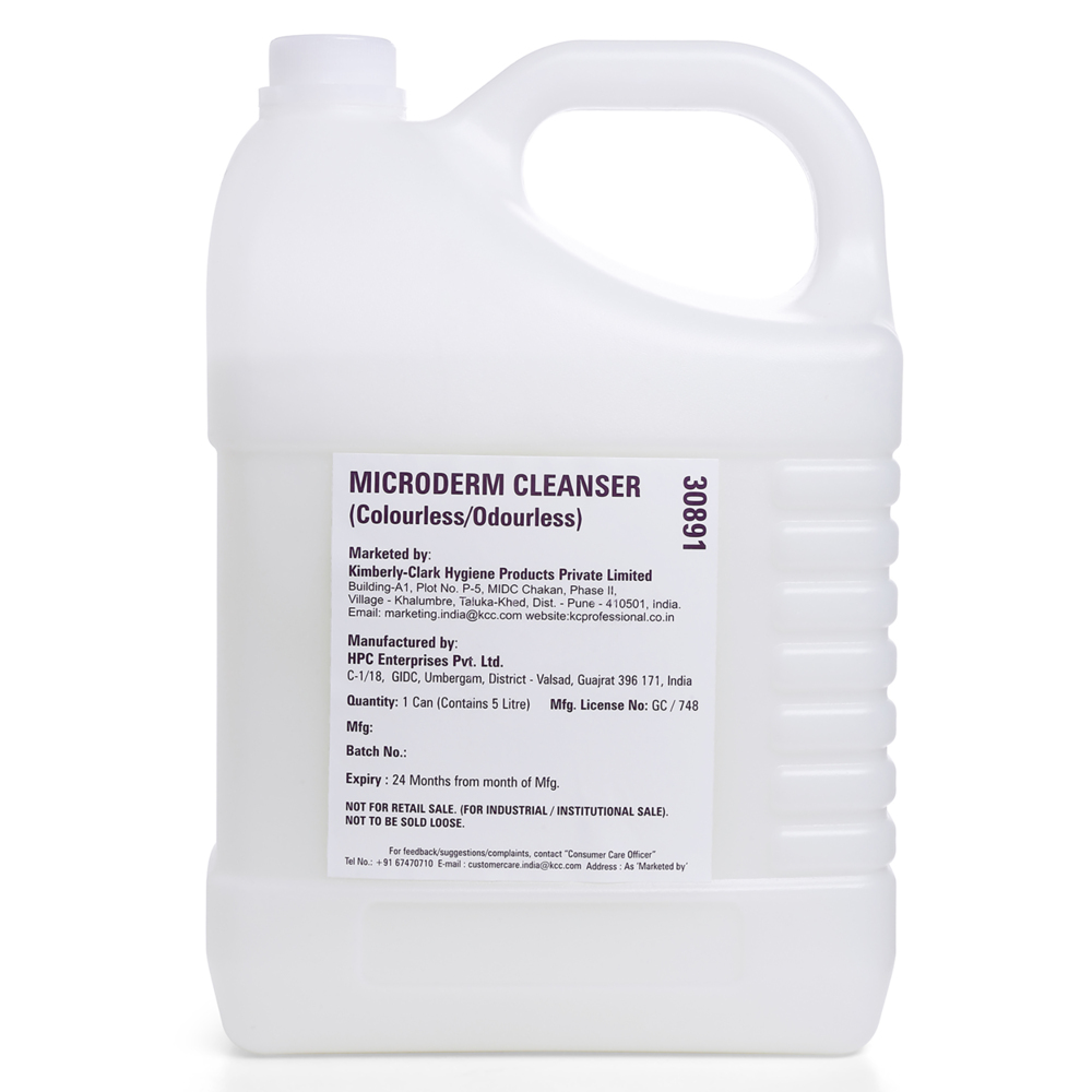 Microderm Anti Bacterial Soap (30891), Colourless, Odourless, 1 Cartridge / Case, 5 Litres / Cartridge (5,000ml) - S050532733