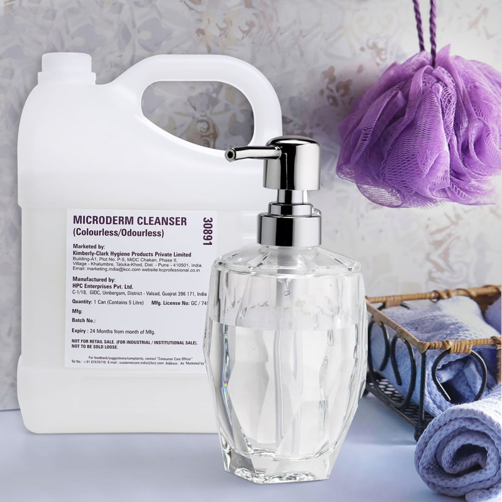 Microderm Anti Bacterial Soap (30891), Colourless, Odourless, 1 Cartridge / Case, 5 Litres / Cartridge (5,000ml) - S050532733
