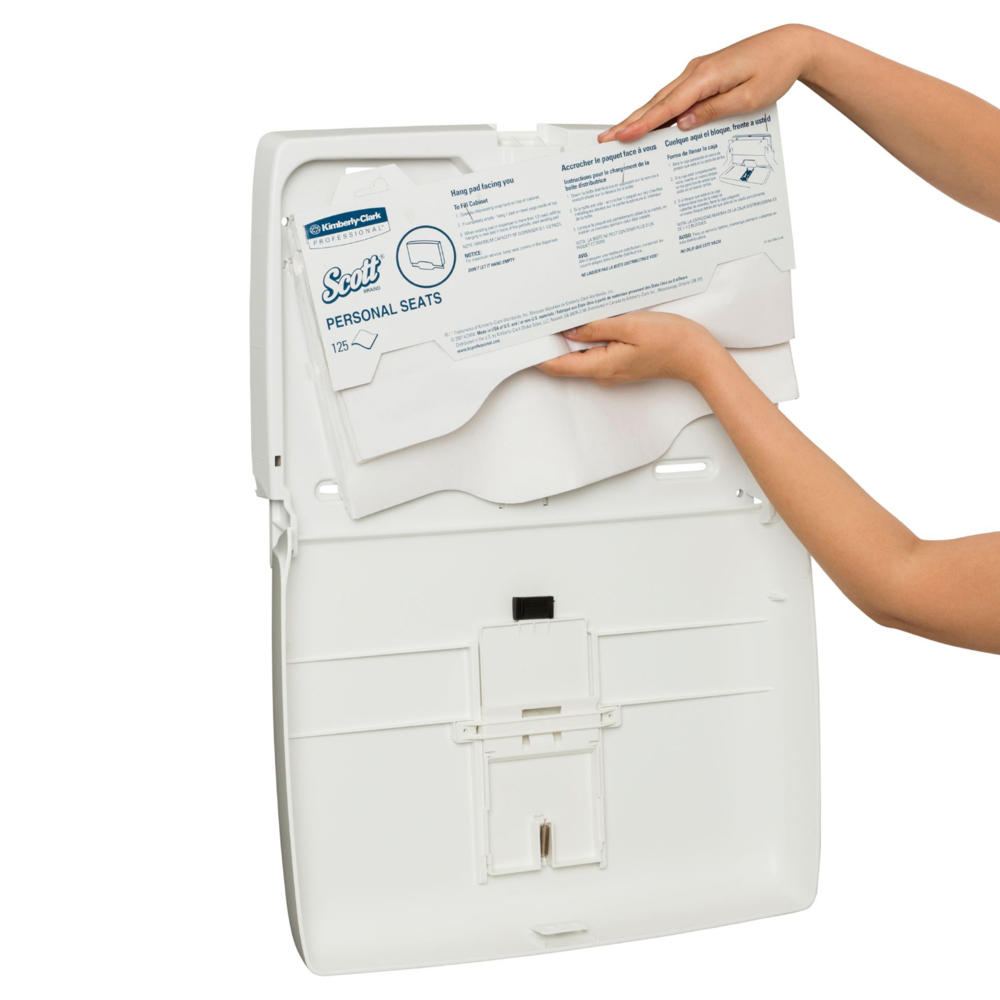 KIMBERLY-CLARK PROFESSIONAL® AQUARIUS® Toilet Seat Cover Dispenser (69570), Washroom Dispenser, 1 Dispenser / Case - S051299195