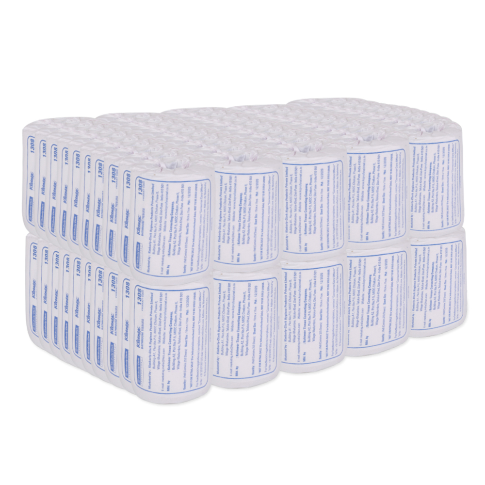 Kleenex® Toilet Tissue (1308) 2-Ply, 100 Rolls / Case, 250 Sheets / Roll (25,000 Sheets) - S050059014