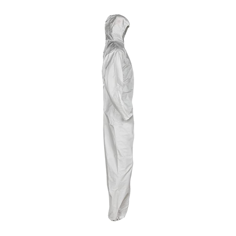 KleenGuard®  A35 Disposable Coveralls (38937), Liquid and Particle Protection, Hooded, White, Medium, 25 Garments / Case - 991038937