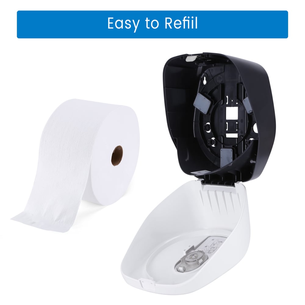 Scott® Centrepull Toilet Tissue Dispenser Plus (57204), White, 6 Dispensers / Case - S058500656