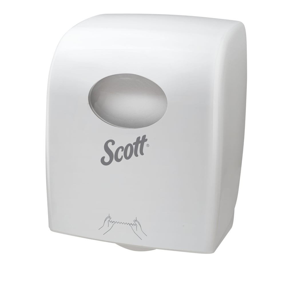 Scott® Rolled Hand Towel Dispenser (7377), White, 1 Dispenser / Case - S061075990