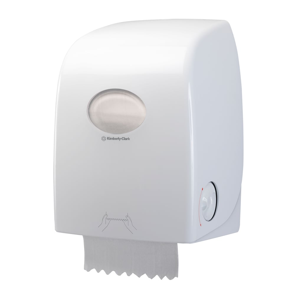 Kimberly-Clark Professional® Aquarius® Rolled Hand Towel Dispenser (69590), White, 1 Dispenser / Case - S050604362