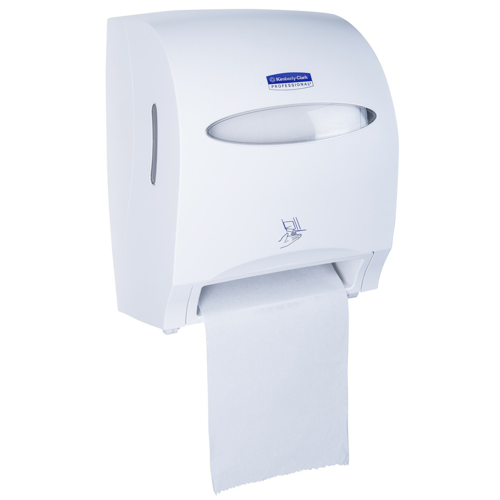 Kimberly-Clark Professional® Electronic Rolled Towel Dispenser (49807), White, 1 Dispenser / Case (1 Dispenser) - S059141878