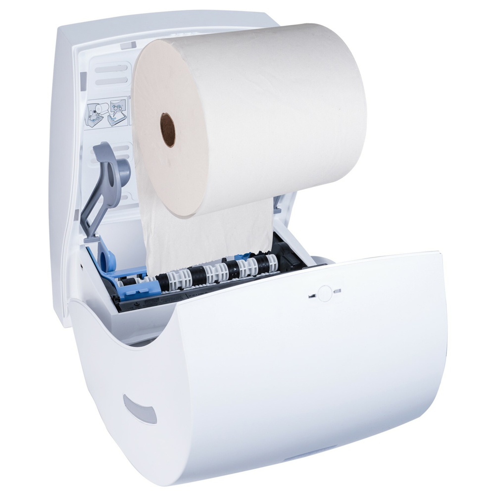 Kimberly-Clark Professional® Electronic Rolled Towel Dispenser (49807), White, 1 Dispenser / Case (1 Dispenser) - S059141878