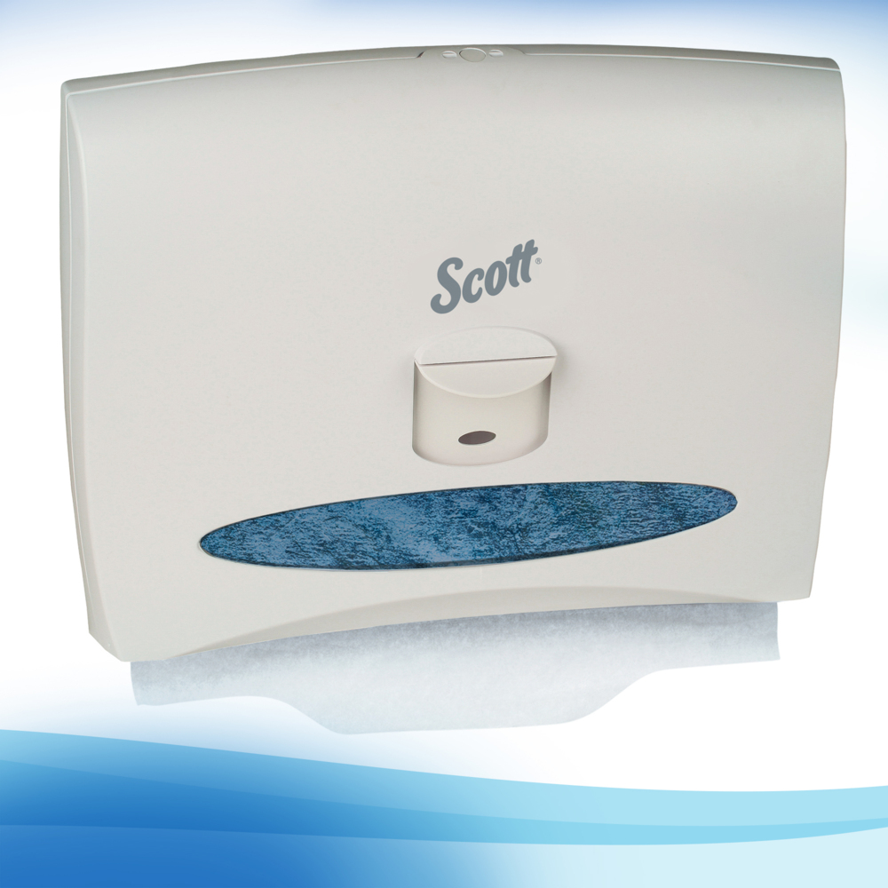 Scott® Personal Seat Covers (07410), Disposable, 125 Covers / Pack, 24 Packages / Case (3000 Covers) - 991007410
