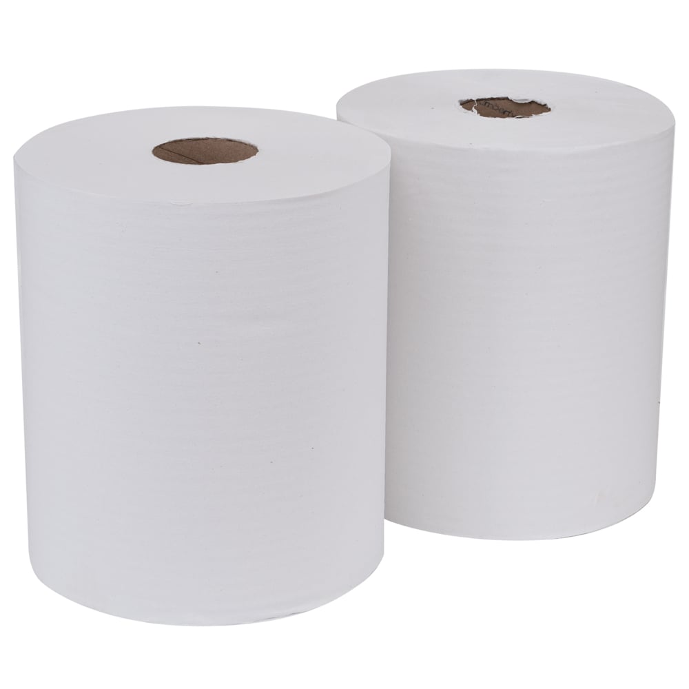 WypAll® Jumbo Roll Wipers (20271), White 1-Ply, 2 Rolls / Case, 600m / Roll (1200m) - S050064499