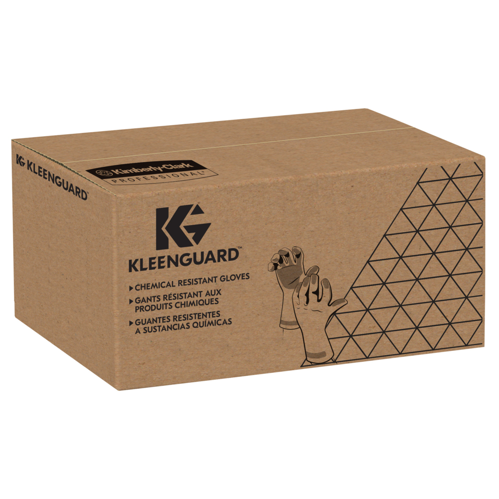 KleenGuard® G80 Chemical Resistant Hand Specific Gloves (94445), Green Size 7, 5 Packs / Case, 12 Pairs / Pack (120 gloves) - 991094445