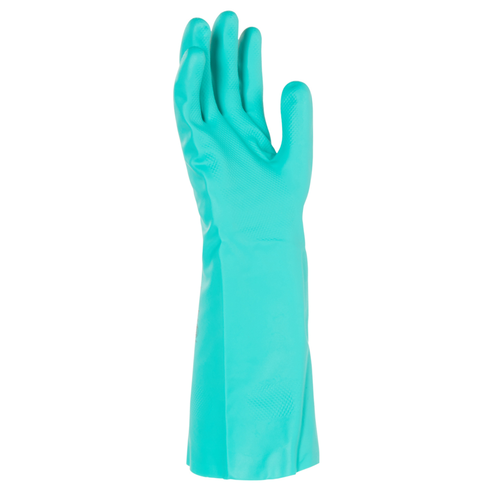 KleenGuard® G80 Chemical Resistant Hand Specific Gloves (94445), Green Size 7, 5 Packs / Case, 12 Pairs / Pack (120 gloves) - 991094445