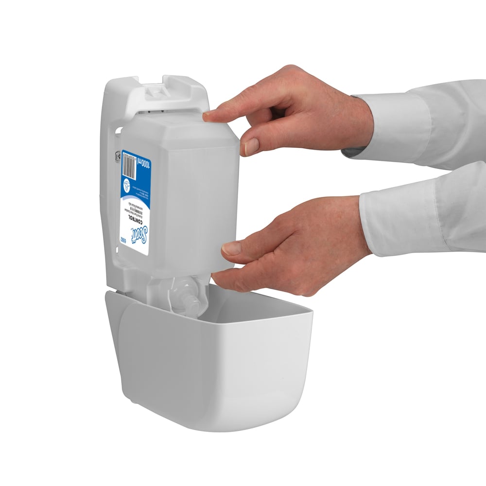 Scott® Control Alcohol Foam Hand Sanitiser (6592), Fragrance and Dye Free,  6 Cartridges / Case, 1 Litre / Cartridge (6 Litres) - S059692447