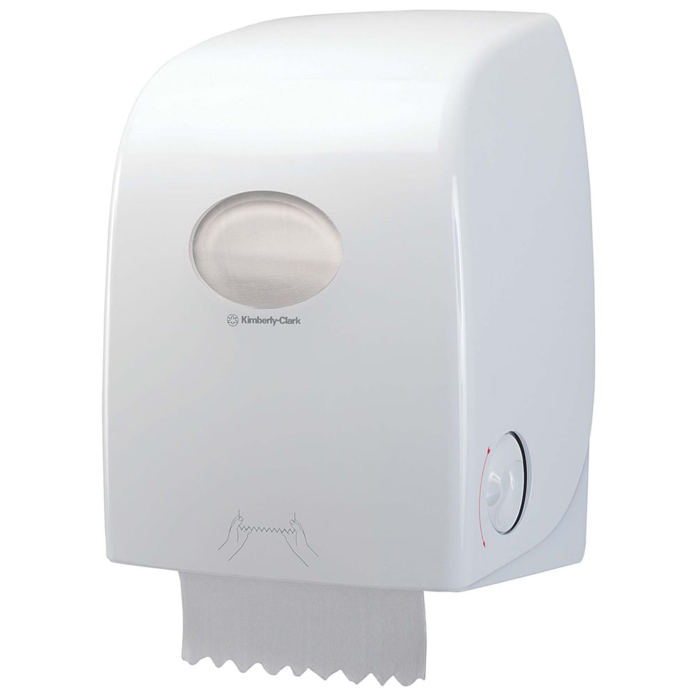 Kimberly-Clark Professional® Aquarius® Rolled Hand Towel Dispenser (69590), White, 1 Dispenser / Case - S050604362