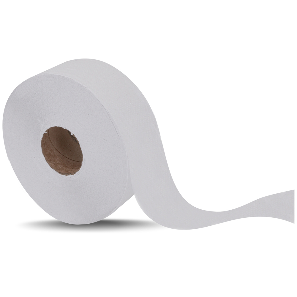 Scott® Essential Jumbo Roll Toilet Tissue (06514), White 2-Ply, 12 Rolls / Case, 360m / Roll (4,320m) - S054268709