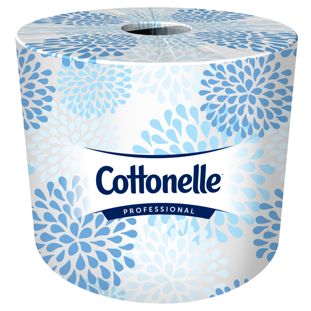 Cottonelle® Professional Standard Roll Bathroom Tissue (17713), White, 60 Rolls / Case, 451 Sheets / Roll (27060 Sheets) - 991017713