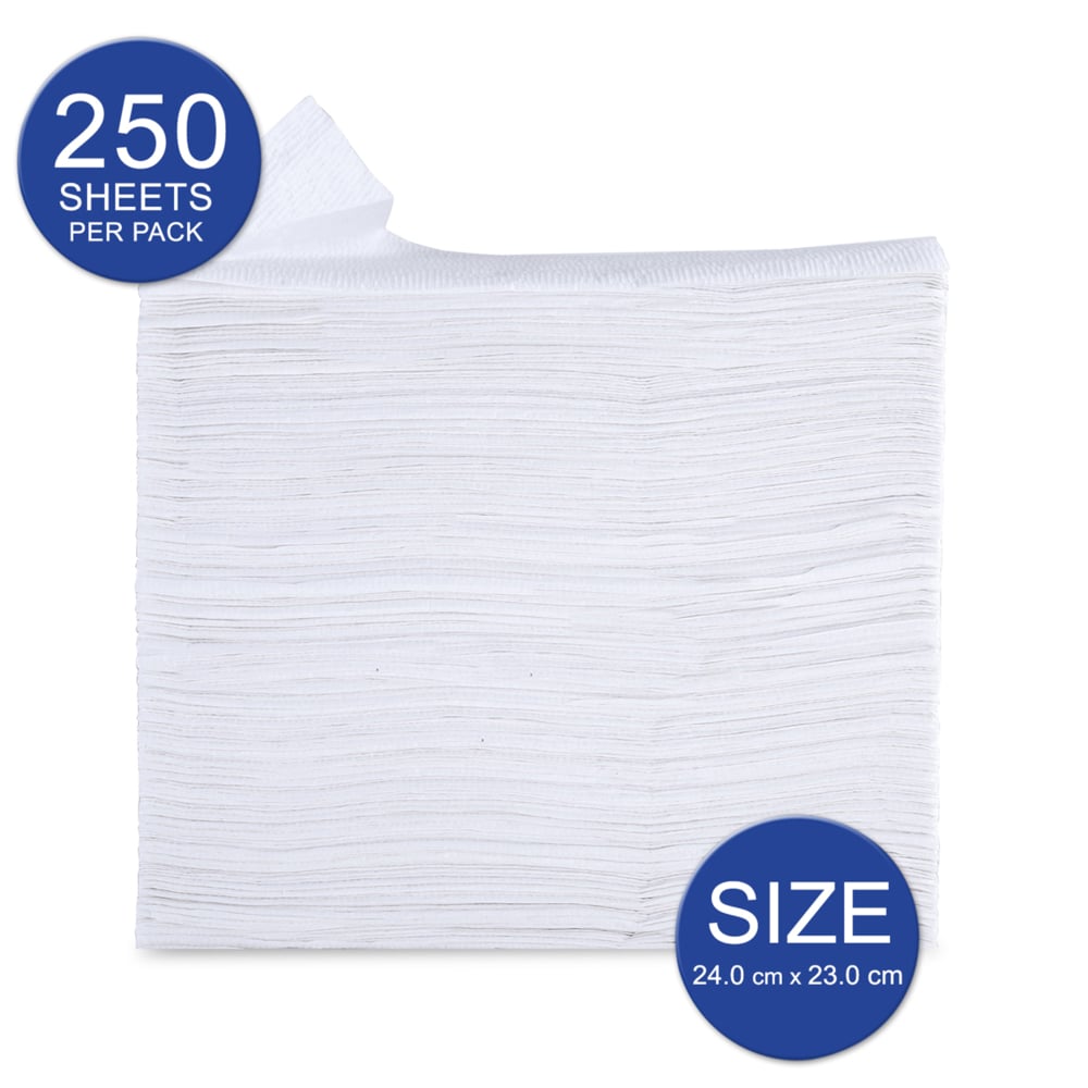 Scott® Multifold Paper Towels (28610), White 1-Ply, 16 Packs / Case, 250 Sheets / Pack (4,000 Sheets) - S052387764