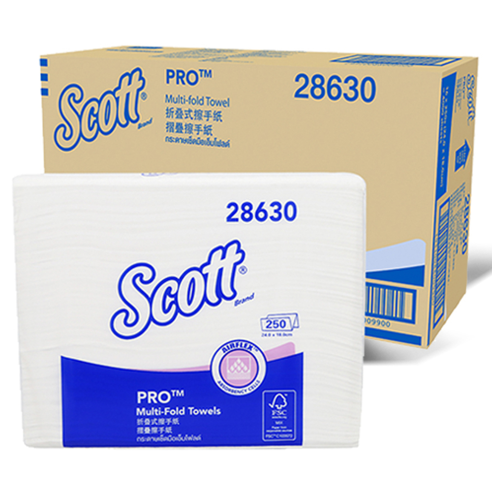 28630 SCOTT® 可麗舒® 特殊鎖水強韌擦手紙  - S052387766