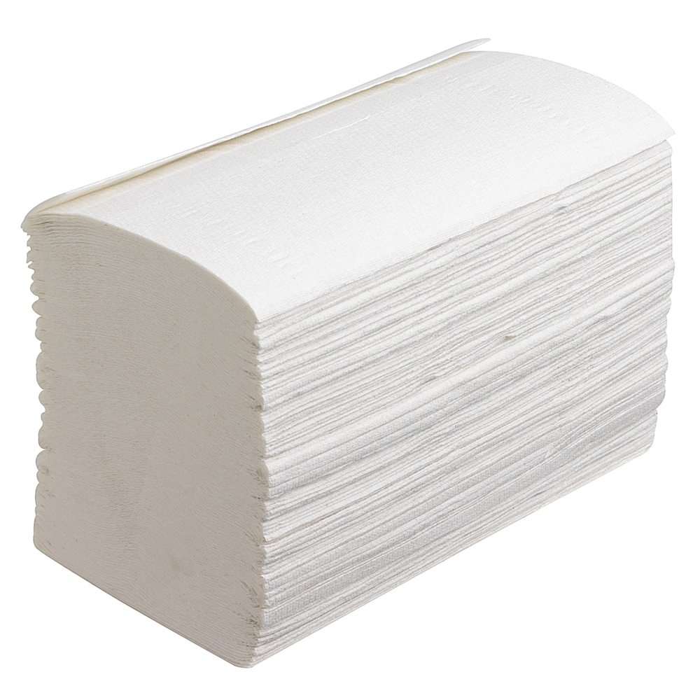 Scott® Control™ Papierhandtücher mit Interfold-Faltung 6689 – Einmal-Papierhandtücher – 15 Packungen x 304 weiße Papierhandtücher (insges. 4.560) - 6689